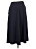 Lands' End 100% Cotton Solid Blue Formal Skirt Size S (petite) - photo 2