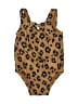 Old Navy Animal Print Brown One Piece Swimsuit Size 6-12 mo - 6-12 mo - photo 1