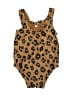 Old Navy Animal Print Brown One Piece Swimsuit Size 6-12 mo - 6-12 mo - photo 2