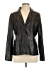MICHAEL Michael Kors 100% Leather Black Blazer Size 12 - photo 1