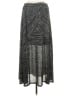 Studio 253 Chevron-herringbone Silver Casual Skirt Size XL - photo 1