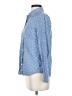 J.Crew 100% Cotton Polka Dots Blue Long Sleeve Button-Down Shirt Size 2 - photo 5