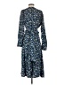 Halogen Floral Blue Casual Dress Size XS - photo 2