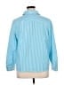 Chico's Stripes Blue Long Sleeve Button-Down Shirt Size XL (3) - photo 2