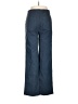 Kule Chevron-herringbone Blue Casual Pants Size 8 - photo 2