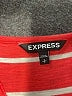 Express Stripes Red Casual Dress Size S - photo 7