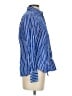 J.Crew 100% Cotton Stripes Blue Long Sleeve Button-Down Shirt Size 2 - photo 4