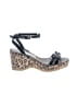 Stella McCartney Animal Print Black Wedges Size EU 36 - photo 1