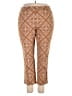 Lands' End Paisley Brown Casual Pants Size 18 (tall) - photo 1