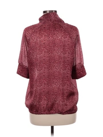 New York & Company Short Sleeve Blouse (view 2)