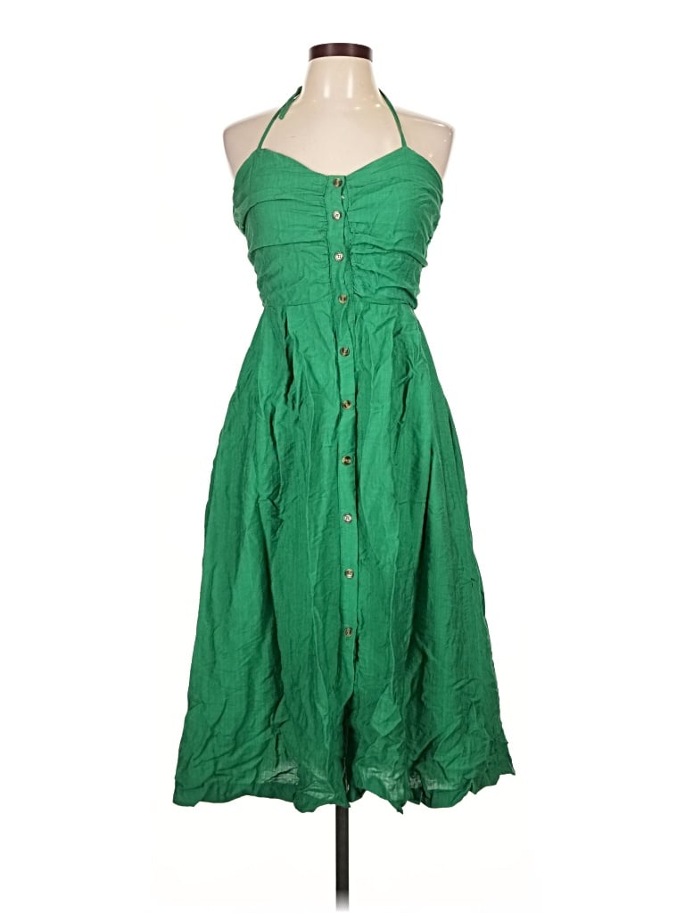 Pre-owned Flying Tomato Casual Dress In Green