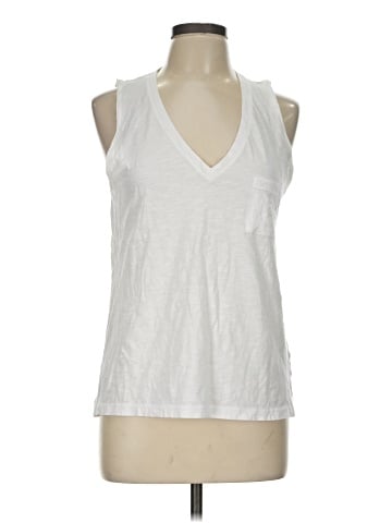 Madewell Whisper Cotton V-Neck Pocket Tank (view 1)