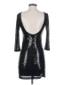 Veronica M. 100% Polyester Metallic Black Cocktail Dress Size S - photo 2