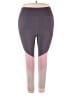 Fabletics Color Block Purple Active Pants Size 2X - photo 2