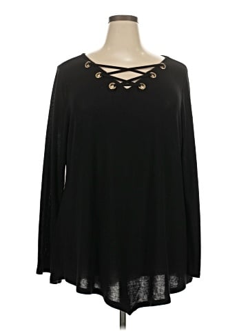 Belldini Long Sleeve Blouse (view 1)