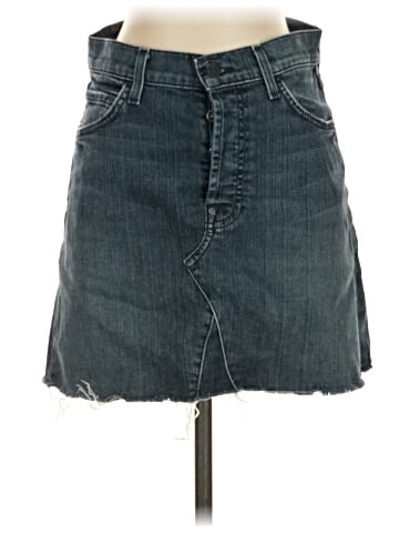 7 For All Mankind Denim Skirt (view 1)