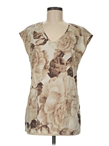 St. John Sleeveless Silk Top (view 1)