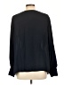 Ann Taylor Factory 100% Polyester Black Long Sleeve Blouse Size L - photo 2