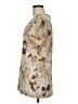 St. John Tan Sleeveless Silk Top Size 6 - photo 5