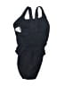 Speedo Solid Black One Piece Swimsuit Size 6 - photo 2