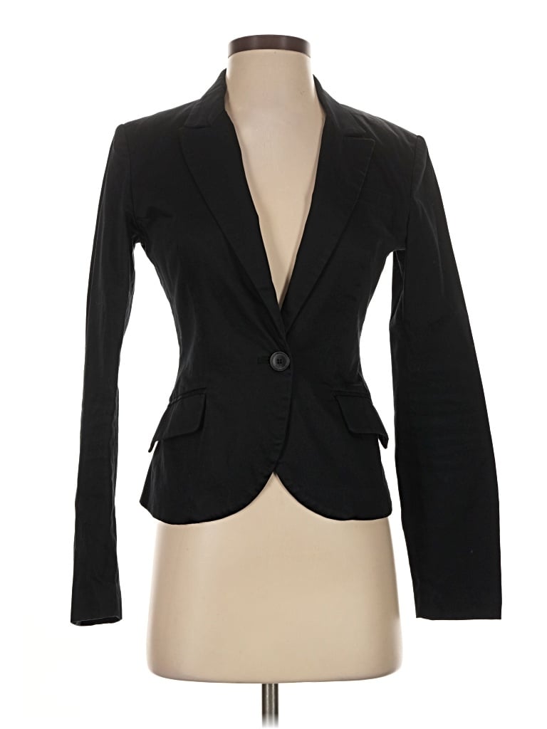Pre-owned Mango Blazer Jacket In Black