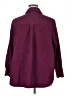 Catherines 100% Polyester Burgundy Long Sleeve Button-Down Shirt Size 1X - photo 2
