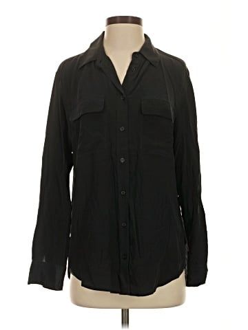 Equipment Long Sleeve Button-Down Shirt (view 1)