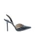 Jimmy Choo 100% Leather Blue Black Heels Size EU 37 1/2 - photo 1