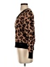 Tahari Animal Print Brown Pullover Sweater Size XS - photo 5
