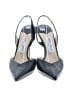 Jimmy Choo 100% Leather Blue Black Heels Size EU 37 1/2 - photo 2