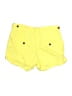 H&M Solid Yellow Shorts Size 4 - photo 2