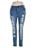 Unbranded Hearts Blue Jeans Size XXL - photo 1
