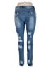 Unbranded Hearts Blue Jeans Size XXL - photo 2