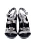 Via Spiga 100% Leather Silver Sandals Size 8 - photo 2