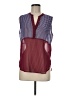 1.State 100% Polyester Burgundy Sleeveless Blouse Size M - photo 1