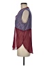 1.State 100% Polyester Burgundy Sleeveless Blouse Size M - photo 5