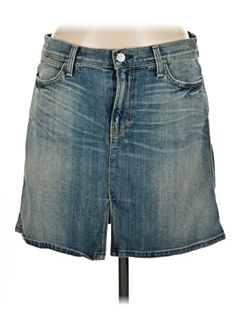 7 For All Mankind Denim Skirt (view 1)