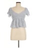 Hollister Gray Short Sleeve Top Size M - photo 1