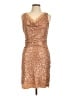 Max Studio 100% Nylon Brown Cocktail Dress Size L - photo 1