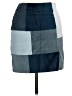 Derek Heart Color Block Blue Casual Skirt Size M - photo 2