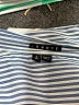 Theory Stripes Blue Long Sleeve Blouse Size S - photo 7