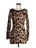 INC International Concepts Animal Print Brown Pullover Sweater Size M (petite) - photo 1