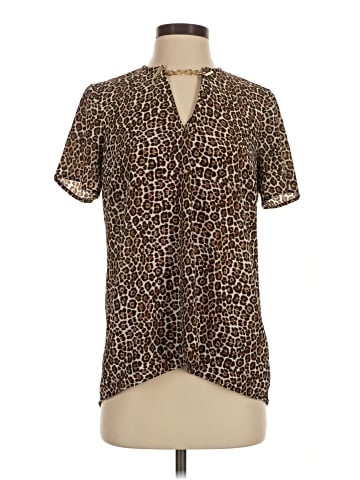 MICHAEL Michael Kors Short Sleeve Blouse (view 1)