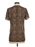 MICHAEL Michael Kors Animal Print Brown Short Sleeve Blouse Size S - photo 2