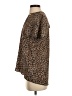 MICHAEL Michael Kors Animal Print Brown Short Sleeve Blouse Size S - photo 5
