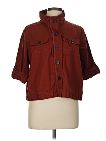 Christopher & Banks 3/4 Sleeve Button-Down Shirt (view 1)