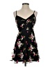 Lulus 100% Polyester Floral Black Cocktail Dress Size S - photo 1