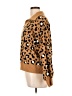 Nine West Animal Print Brown Pullover Sweater Size L - photo 5