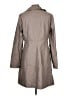 Tahari 100% Polyester Gray Trenchcoat Size 10 - photo 2