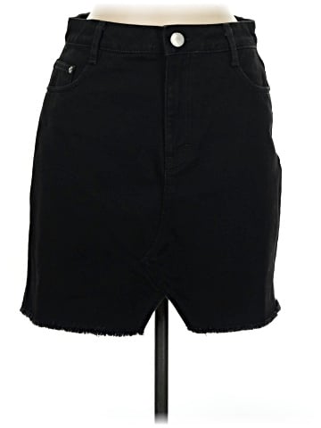 Maje Denim Skirt (view 1)